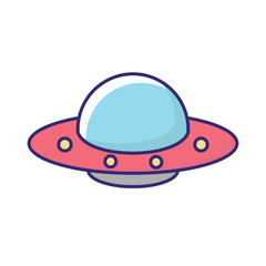 UFO Vector icon which can easily modify or edit