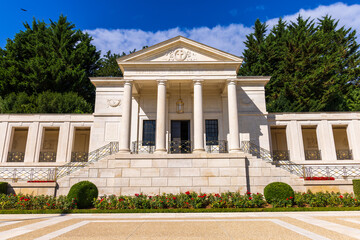 Chapel at the Suresnes American Cemetery in Suresnes, France