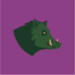 Wild Boar Illustration Vector