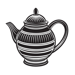 teapot isolated on white background