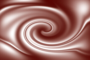 Rich Brown Gradient Abstract Fluid Swirl with Glowing Effect – Smooth Blurry Background for Elegant Digital Design and Artistic Branding