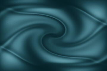 Deep Teal Gradient Abstract Fluid Swirl with Glowing Effect – Smooth Blurry Background for Elegant Digital Design and Artistic Projects