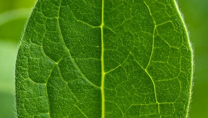 Close-up leaf vein detail
