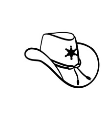 Simple cowboy hat