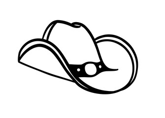  Cowboy hat cut out