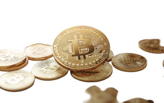 Crypto currency business bitcoin on white background.png