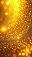 A shimmering gold flyer design, elegantly textured, with subtle light reflections creating a luxurious feel, perfect for upscale events or promotions , golden flyer template, promotional flyer