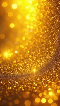 A shimmering gold flyer design, elegantly textured, with subtle light reflections creating a luxurious feel, perfect for upscale events or promotions , golden flyer template, promotional flyer