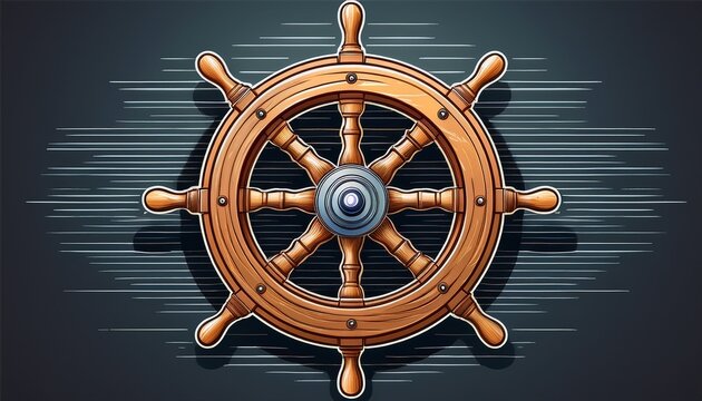 ship steering wheel