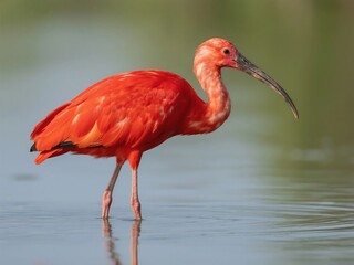 The scarlet ibis, sometimes called red ibis (Eudocimus ruber), is a species of ibis in the bird family Threskiornithidae