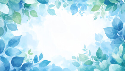 Natural Plant Frame Picture Background image