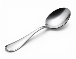 spoon on white background