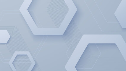 Fototapeta premium Abstract white background modern geometric design