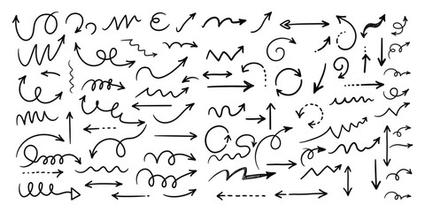 Black arrow curve direction vector. Set of long Black curve arrow icon vector . Black curve arrow icon set. long arrow icon set. curve arrow vector illustration. Curved or arch arrow. 