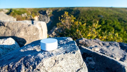 Skincare Balm Jar on a Stone