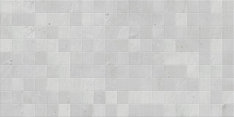 Geometric pattern of light gray stone or concrete tiles suitable for interior design, flooring projects, architectural presentations, and backgrounds.