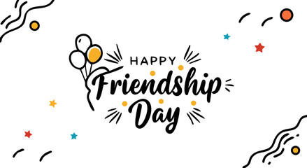 Happy friendship day celebrating bonds of true connection and lasting companionship