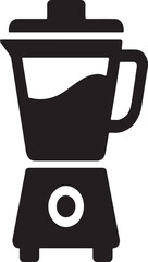 Blender silhouette vector, ideal for kitchen, appliance, cooking, and culinary design projects.
