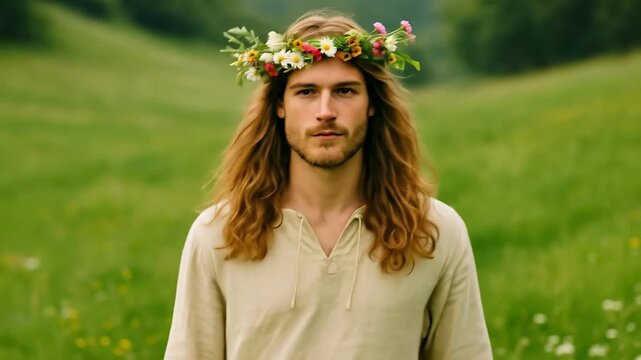 Jarilo Youthful Slavic God of Spring, Fertility, and Vegetation Symbolizing Renewal and the Cycle of Nature