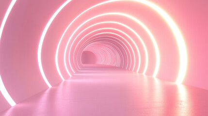 Obraz premium Pastel Tunnel