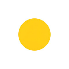 Flat Color Fill Icon Bright Full Sun Weather Symbol