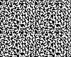 Leopard leather, fashionable print wallpaper, seamless pattern	