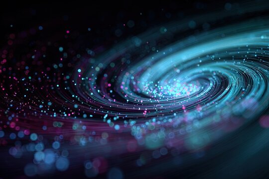 Abstract swirling galaxy (1)