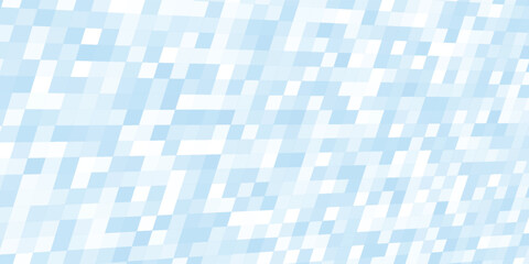 Gradient pastel blue background on triangle pattern. Geometric abstract soft tone pixel background. Shabby pixel.