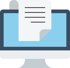 Final document on a computer screen.