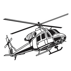 helicopter in flight