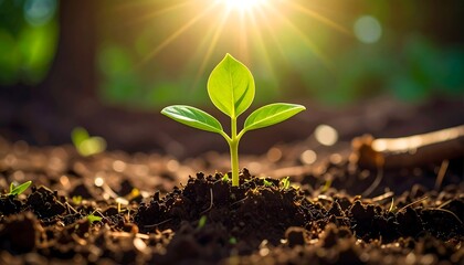 Amidst the beauty of the countryside, a young Withania plant can be seen growing in a field, exemplifying their dicotyledonous traits