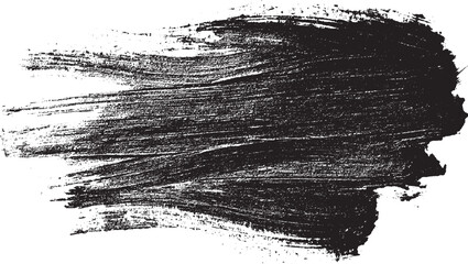 Abstract black brush strokes on white background design texture. Vector grunge brush strokes texture Vector scratches rough white background brush strokes