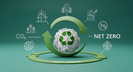 Achieve net zero sustainability with circular economy and green initiatives for a healthier planet