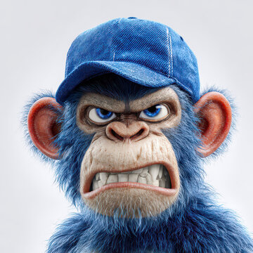 angry chimp funny