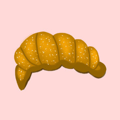 Fresh Croissant Pastry