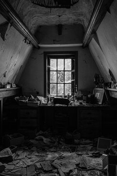 old abandoned building