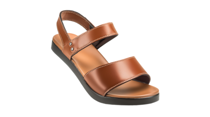 PNG a pair of sandals with a high heeled heel on a transparent background