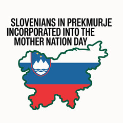 Slovenians in Prekmurje Incorporated into Mother Nation Day Map Design