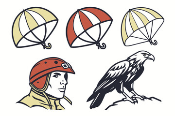 set of vector icons for design