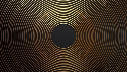 amazing dark abstract luxury background with circles diagonal golden lines on black grey gradient 3d round ring minimal bg premium minimal animated generative ai