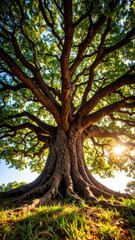Majestic tree canopy outdoor photography