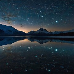 sunrise over the lake