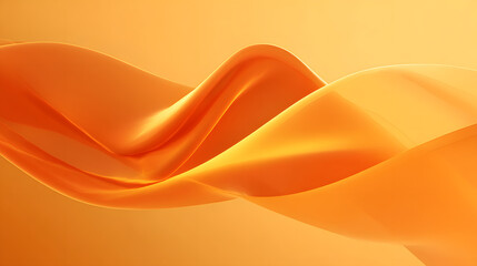 Fototapeta premium Orange And Red Wavy Abstract Background