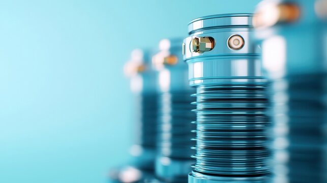 Explodedview technical drawing of a CNG engine s water jacket, showcasing cooling efficiency around cylinders