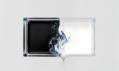 black and white in the bowl