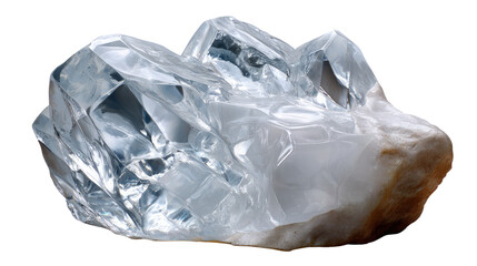 Crystalline Structure: A close-up capture of a pristine quartz crystal formation, demonstrating clarity and geological beauty.