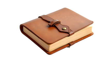 old book on white background