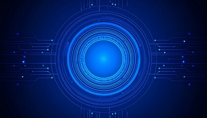 Futuristic circuit technology background