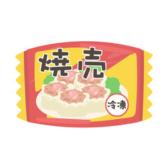 冷凍えび焼売　イラスト