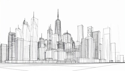 Firefly 3D Illustration of Modern Architecture